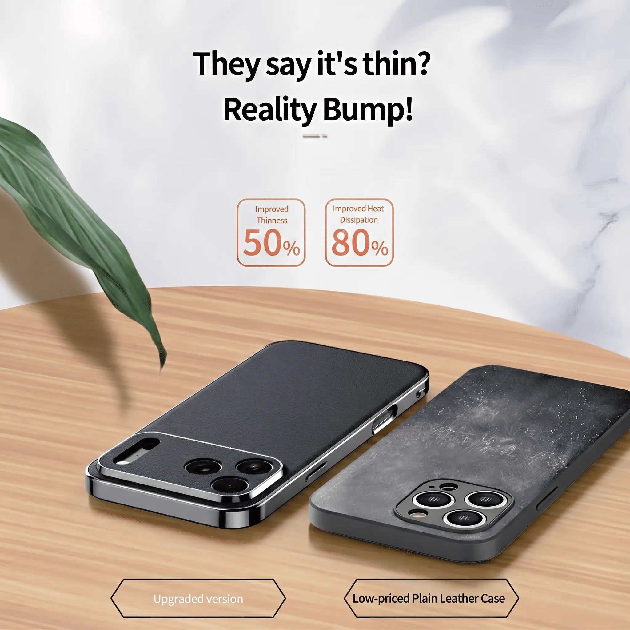 Portofino Slim Frame – Leather Case - Capini Firenze