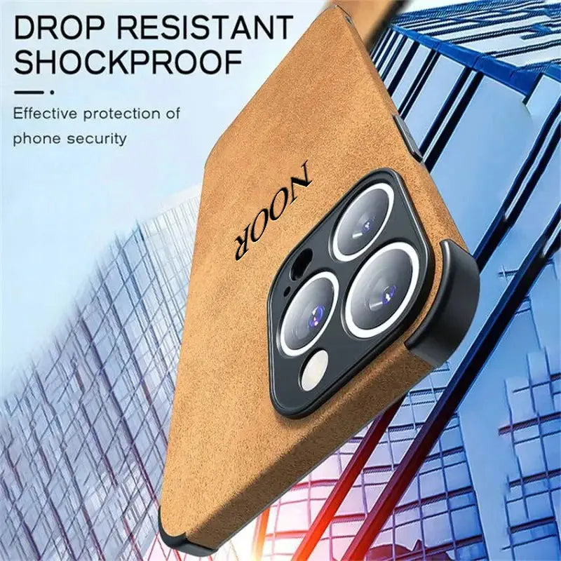 Roma Suede Touch – Signature Monogram Case - Capini Firenze