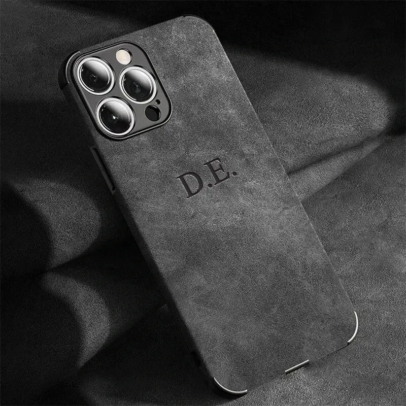 Roma Suede Touch – Signature Monogram Case - Capini Firenze